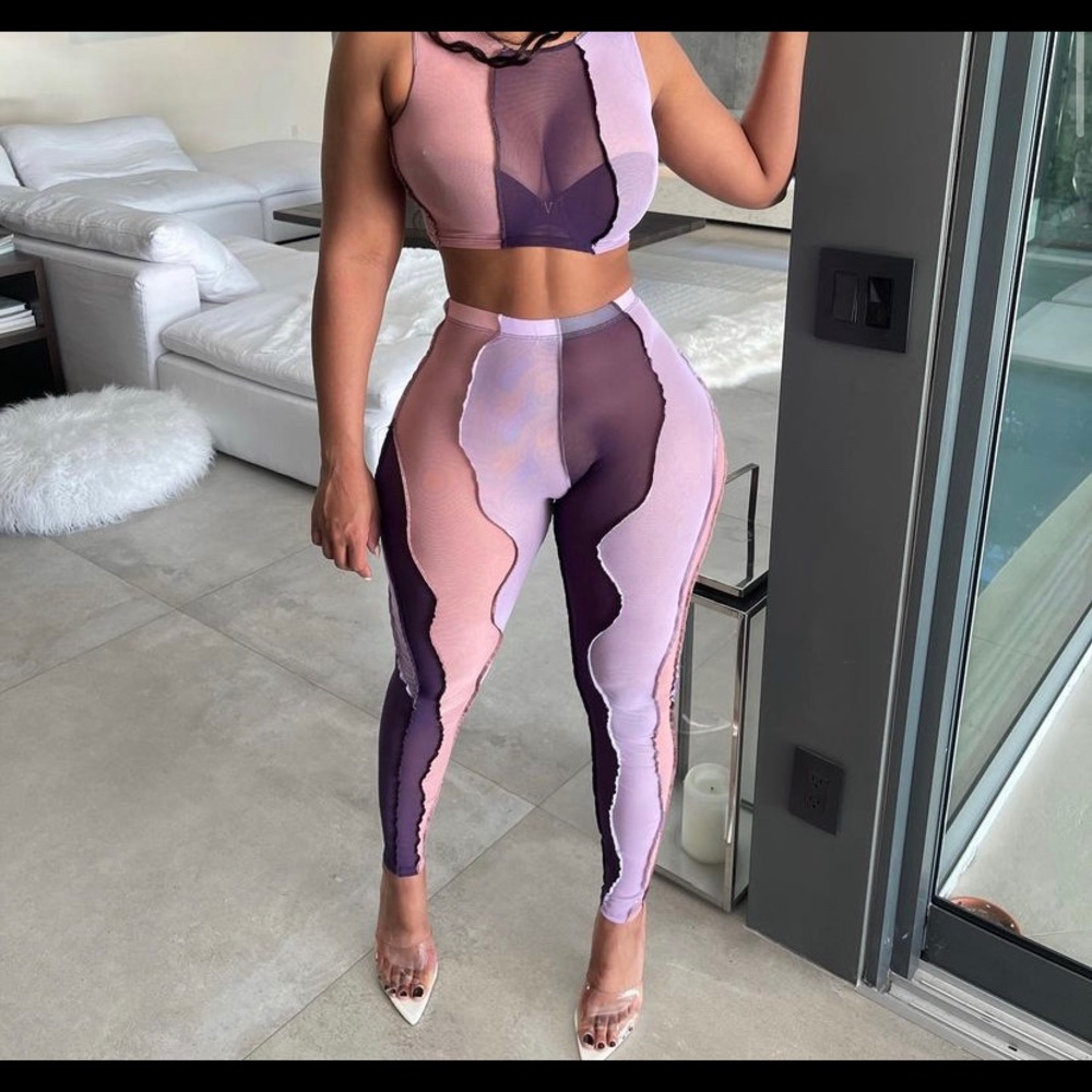 Two piece plum set